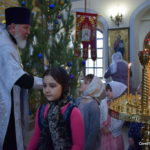 Терновое, школьники на молебне, 7 января 2020 (3)