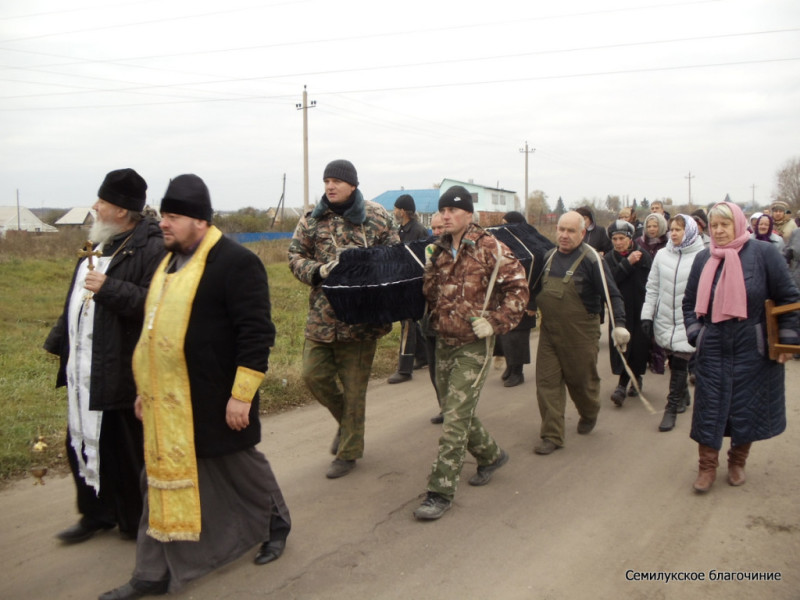 Перезахоронение схимонаха Лазаря, 19 октября 2016 года