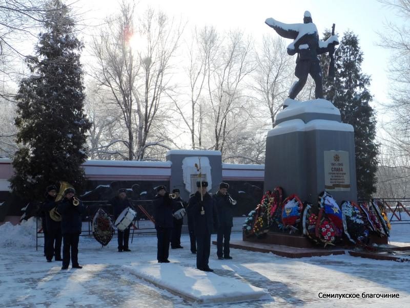 Семилуки, Митинг, освобождение в годы ВОВ, 2018 (6)