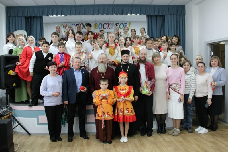 Праздник Пасхи Христовой в Семилукском интернате-2026 (4)